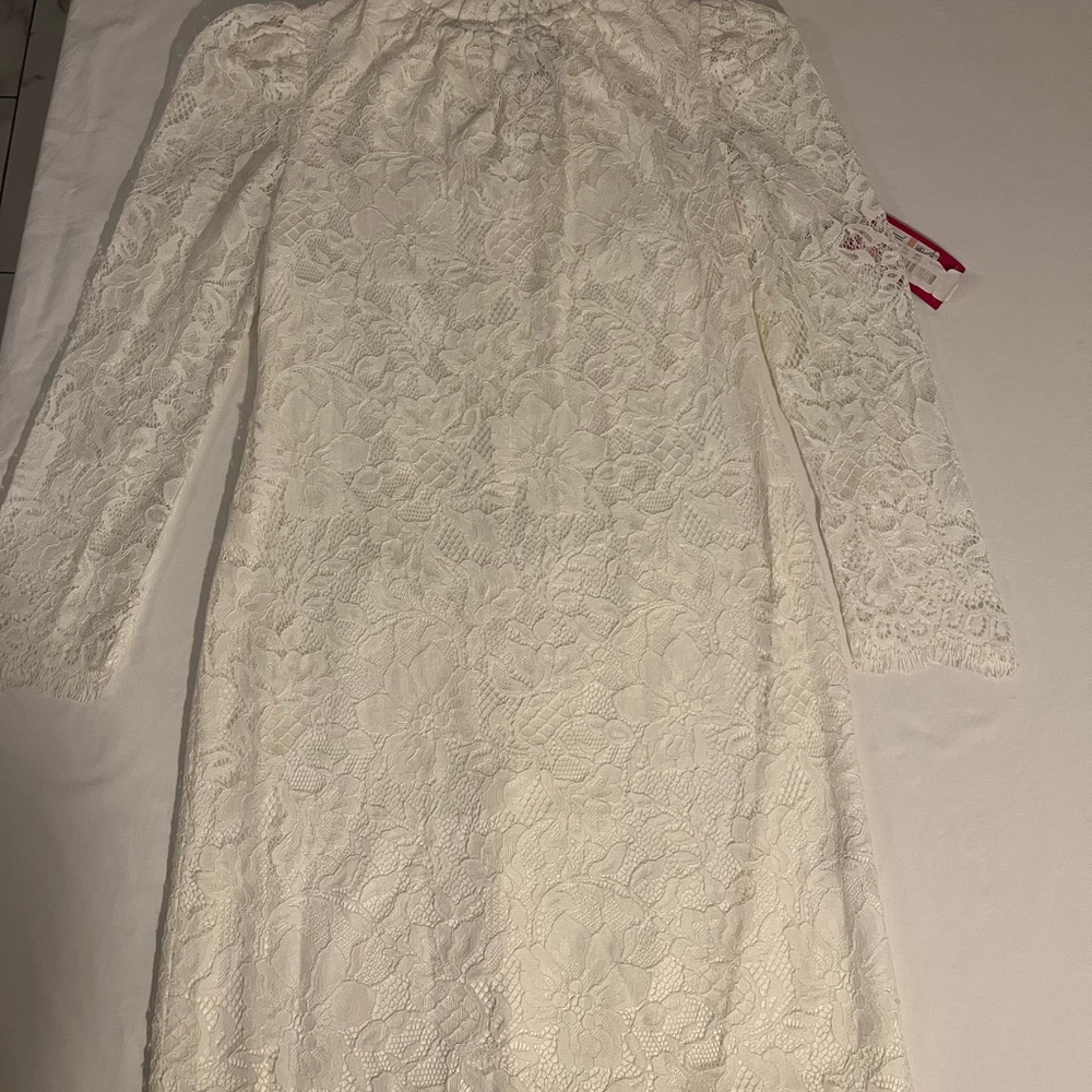 Vince Camuto Ivory Lace Blouse